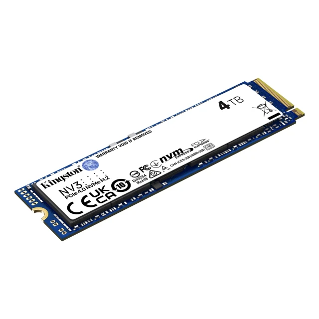SSD Kingston NV3 4 ТБ M.2 2280 PCIe 4.0 NVMe (740617346602)