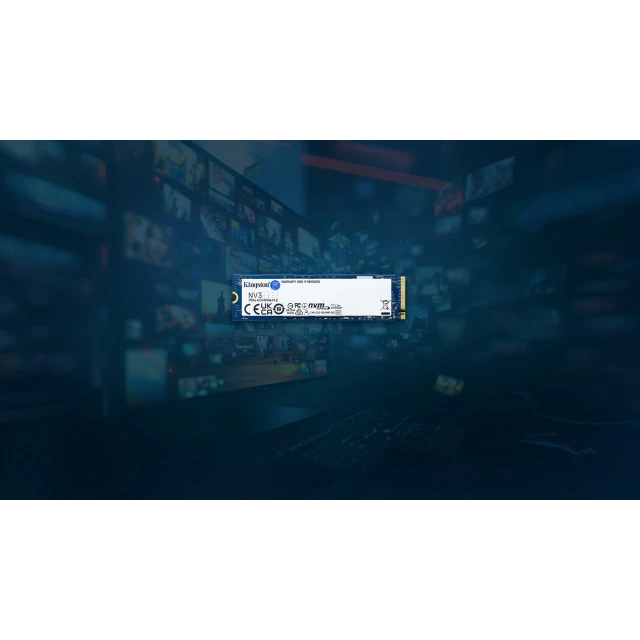 SSD Kingston NV3 4 ТБ M.2 2280 PCIe 4.0 NVMe (740617346602)