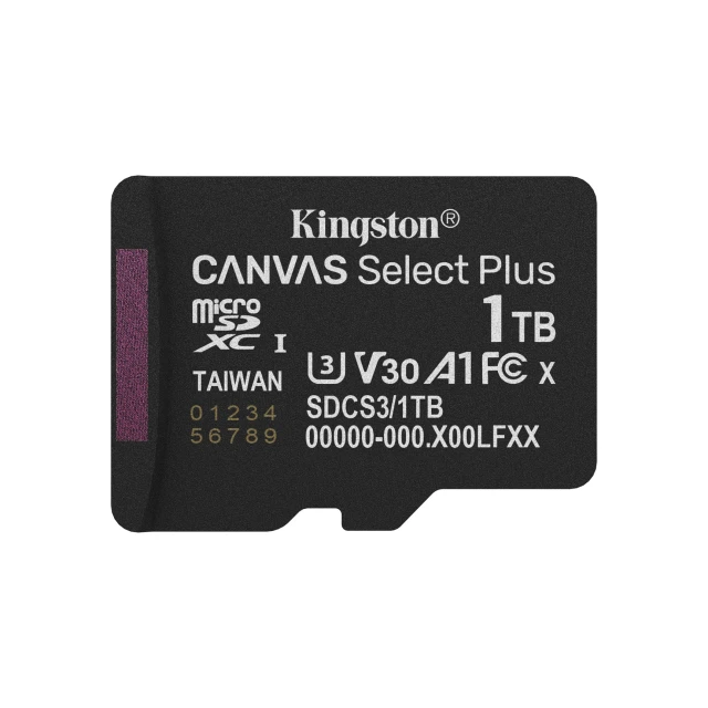 Карта пам'яті Kingston Canvas Select Plus 3 microSDXC 1 ТБ (740617348606)