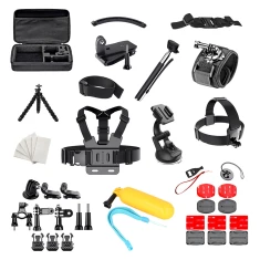 Набір аксесуарів HRT 50-in-1 для GoPro/SJCAM Black (7426825352682)