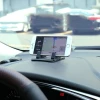 Автотримач Hurtel Nanopad силіконова підставка Black (7426825375834)