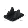 Автотримач Hurtel Nanopad силіконова підставка Black (7426825375834)