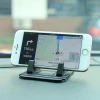 Автотримач Hurtel Nanopad силіконова підставка Black (7426825375834)