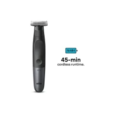 Тример для обличчя та тіла Braun XT5300 XT5 Black/Silver (7500435206365)
