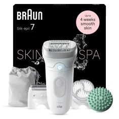 Епілятор Braun Silk-épil SE7-081 40 хв White (7500435225090)