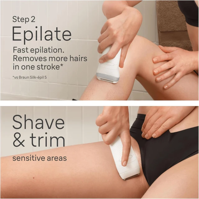 Епілятор Braun Silk-épil SE7-081 40 хв White (7500435225090)
