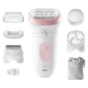 Епілятор Braun Silk-épil 7 7-060 40 хв Pink-White (7500435225106)