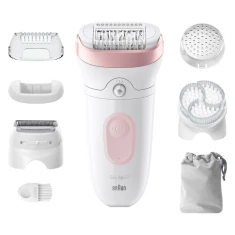 Епілятор Braun Silk-épil 7 7-060 40 хв Pink-White (7500435225106)