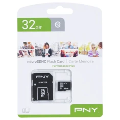 Карта пам'яті PNY Performance Plus microSDHC 32 ГБ (751492625676)