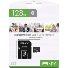 Карта пам'яті PNY Performance Plus microSDHC 128 ГБ (751492625690)