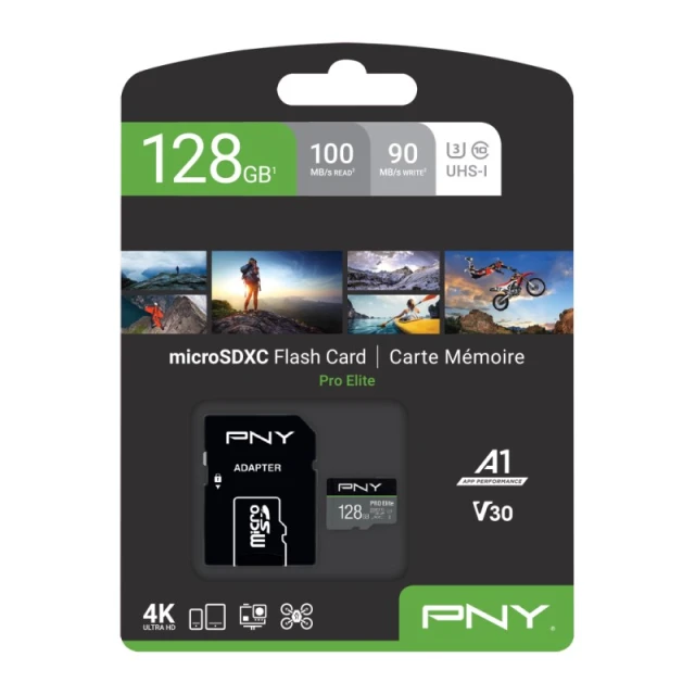 Карта пам'яті PNY PRO Elite microSDXC 128 ГБ (751492625751)