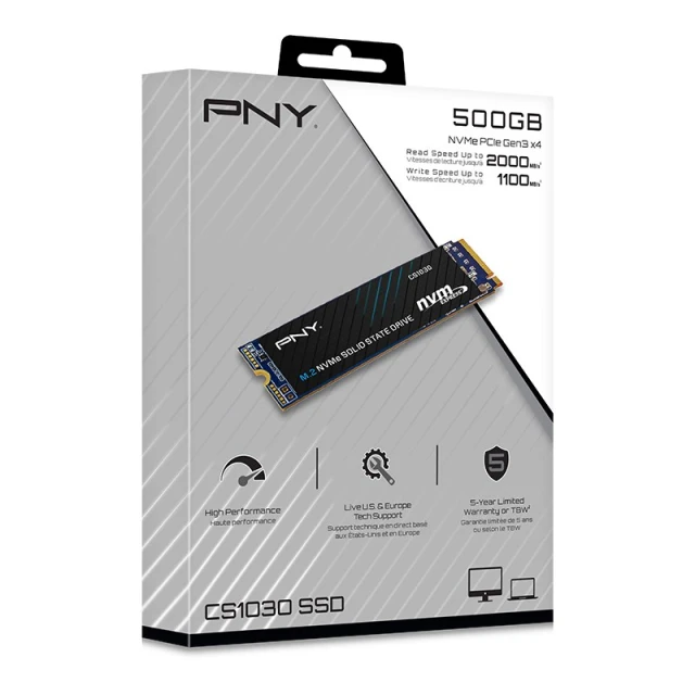 SSD PNY CS1030 M.2 NVMe 500GB (751492641621)