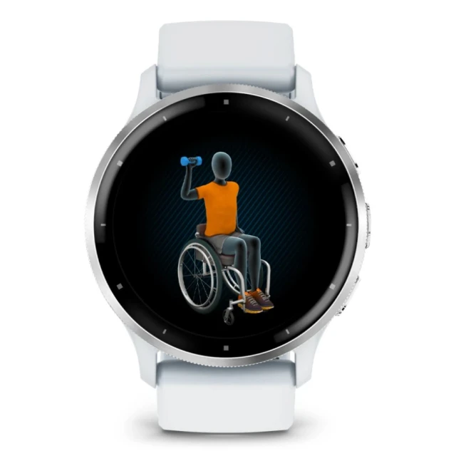 Спортивний годинник Garmin Venu 3 AMOLED 45 мм Whitestone (010-02784-00)