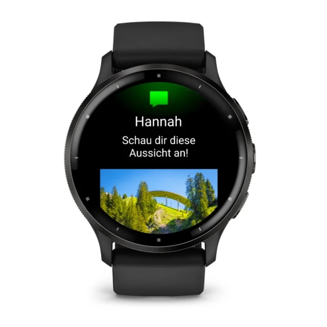 Смарт-годинник Garmin Venu 3 AMOLED 45 мм Black (010-02784-01)