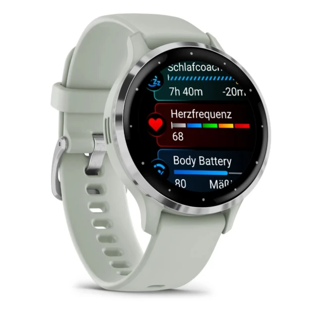 Розумний годинник Garmin Venu 3S AMOLED 41 мм Sage Grey (010-02785-01)