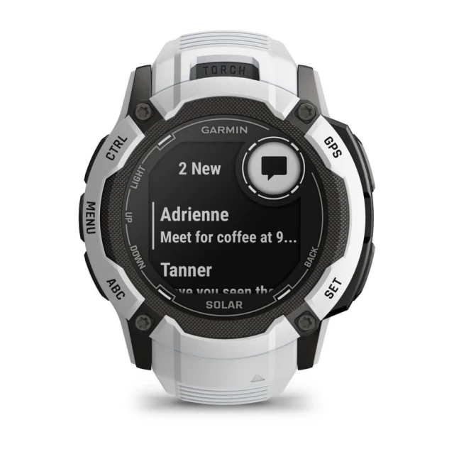 Розумний годинник Garmin Instinct 2X Solar 50 мм Whitestone (010-02805-04)