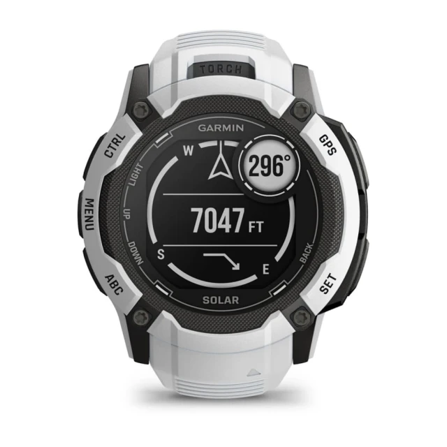 Розумний годинник Garmin Instinct 2X Solar 50 мм Whitestone (010-02805-04)