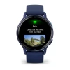 Смарт-годинник спортивний Garmin Vivoactive 5 AMOLED 42 мм Navy (010-02862-12)