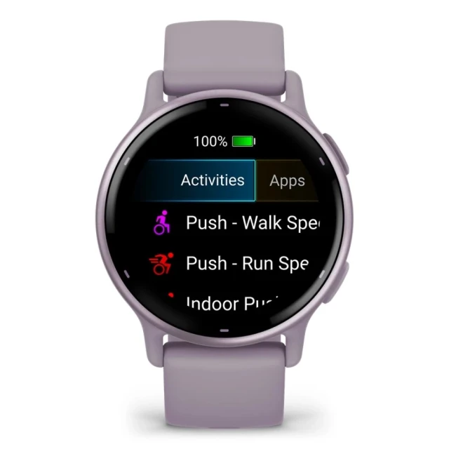 Спортивний годинник Garmin Vivoactive 5 AMOLED 42 мм Orchid (010-02862-13)