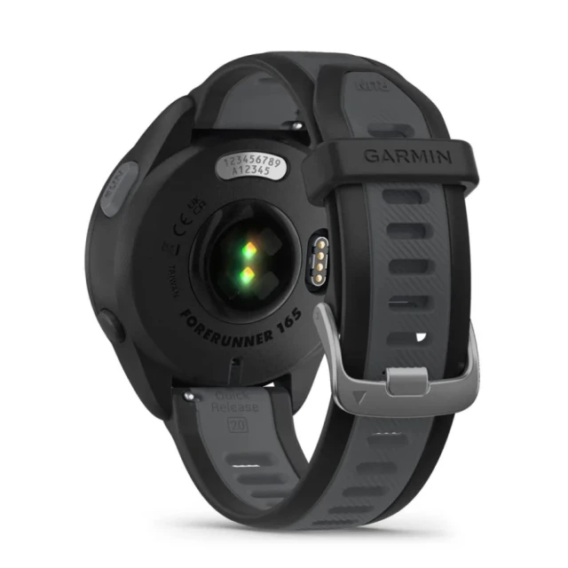 Смарт-годинник Garmin Forerunner 165 AMOLED 43mm Black (010-02863-20)