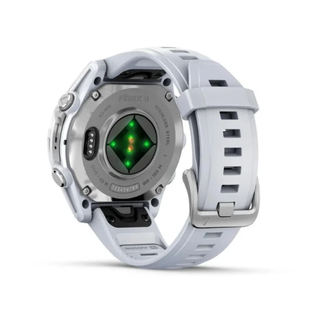Смарт-годинник Garmin Fenix 8 AMOLED 43 мм Silver (010-02903-00)