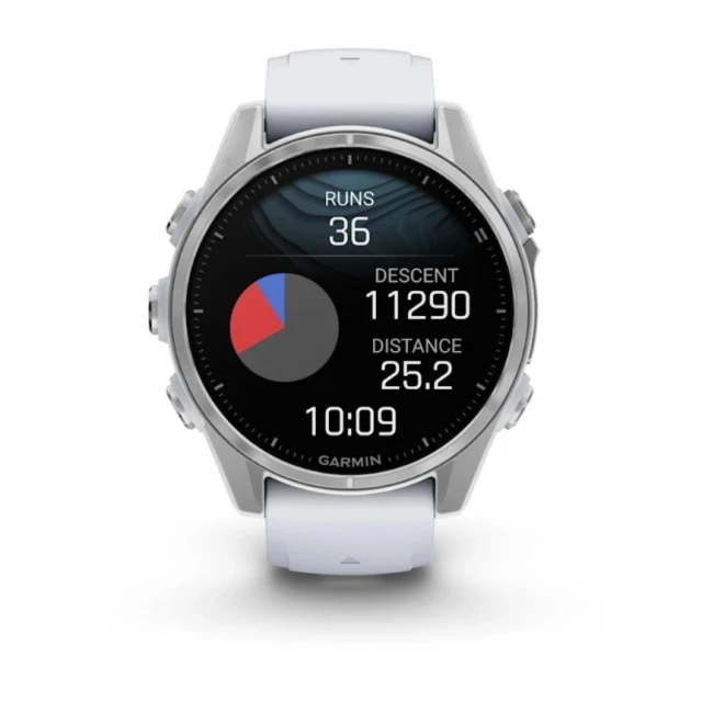Смарт-годинник Garmin Fenix 8 AMOLED 43 мм Silver (010-02903-00)