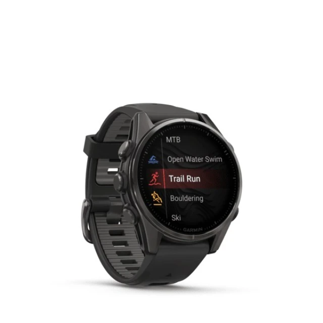 Смарт-годинник Garmin Fenix 8 AMOLED Sapphire 43 мм Black (010-02903-21)
