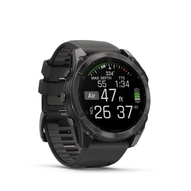 Смарт-годинник Garmin Fenix 8 AMOLED Sapphire 51mm Black (010-02905-21)