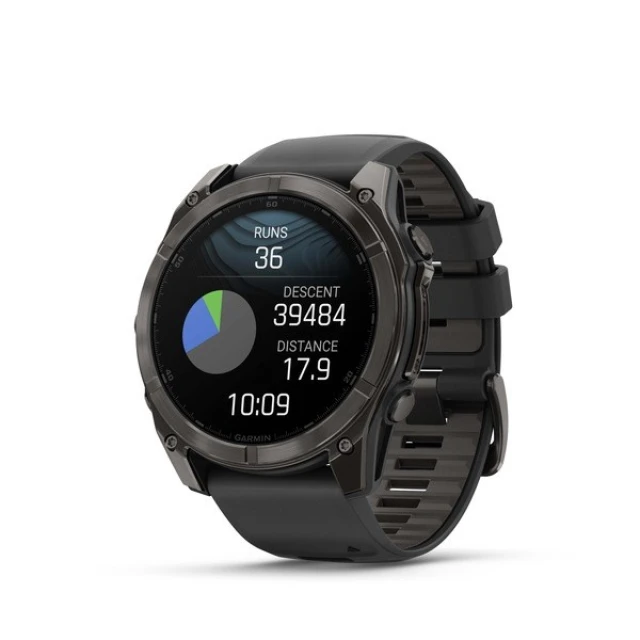Смарт-годинник Garmin Fenix 8 AMOLED Sapphire 51mm Black (010-02905-21)