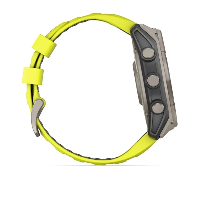 Смарт-годинник Garmin Fenix 8 AMOLED Solar Sapphire 51 мм Yellow (010-02907-21)