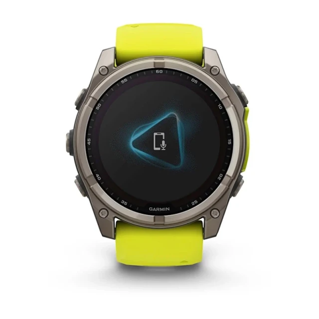 Смарт-годинник Garmin Fenix 8 AMOLED Solar Sapphire 51 мм Yellow (010-02907-21)