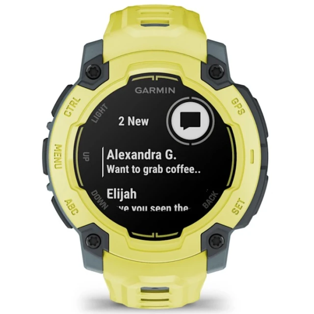 Смарт-годинник Garmin Instinct E MIP 45 мм Electric Lime (010-02933-01)