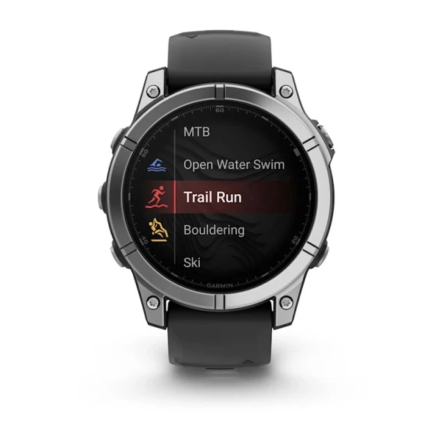 Смарт-часы спортивные Garmin Fenix E AMOLED 47 мм Black (010-03025-00)