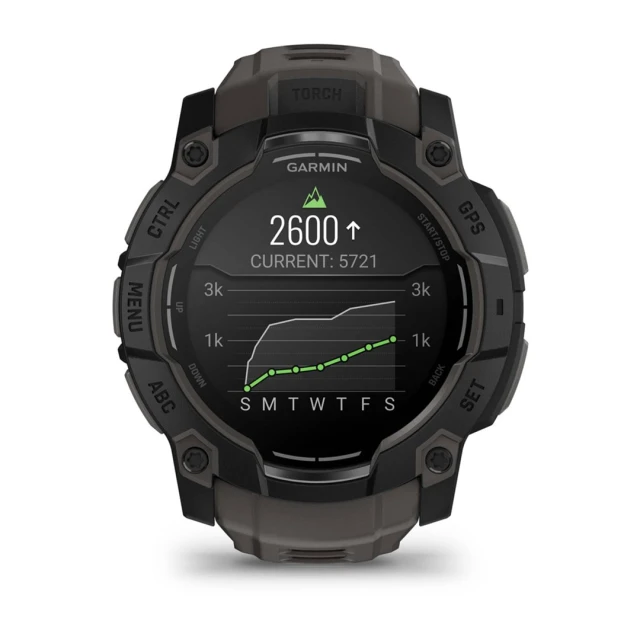 Смарт-часы спортивные Garmin Instinct 3 AMOLED 50 мм Black (010-03020-00)