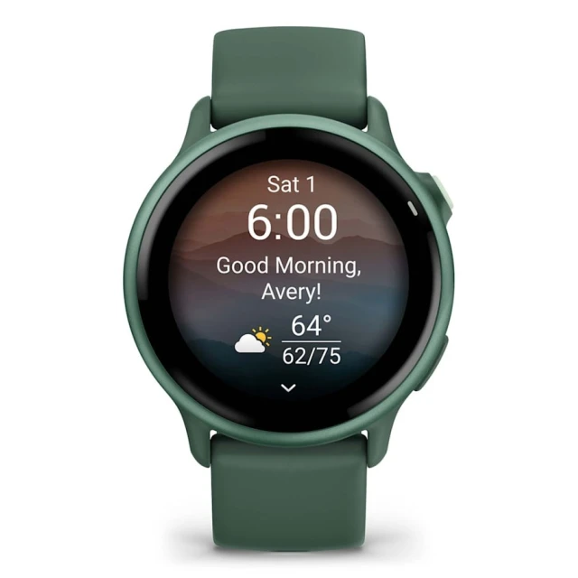Смарт-годинник Garmin Vivoactive 6 AMOLED 42mm Jasper Green (010-02985-02)