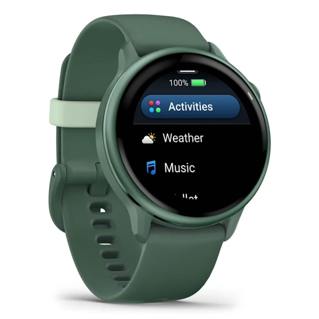 Смарт-годинник Garmin Vivoactive 6 AMOLED 42mm Jasper Green (010-02985-02)