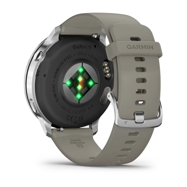 Смарт-годинник Garmin Venu 4 AMOLED 45 мм Silver Grey (010-03014-01)