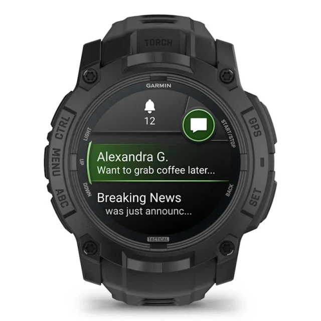 Часы Garmin Instinct 3 AMOLED 50 мм Tactical Edition (010-03020-50)