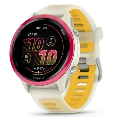 Розумний годинник Garmin Forerunner 570 42 мм Bone/Raspberry (010-02970-02)