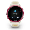 Розумний годинник Garmin Forerunner 570 42 мм Bone/Raspberry (010-02970-02)