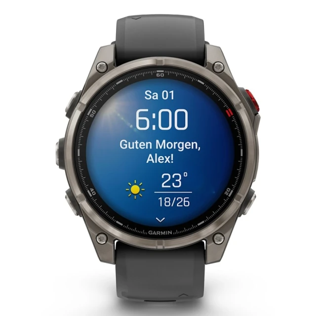 Смарт-годинник Garmin Fenix 8 Pro AMOLED Sapphire 47 мм Titanium (010-03198-11)