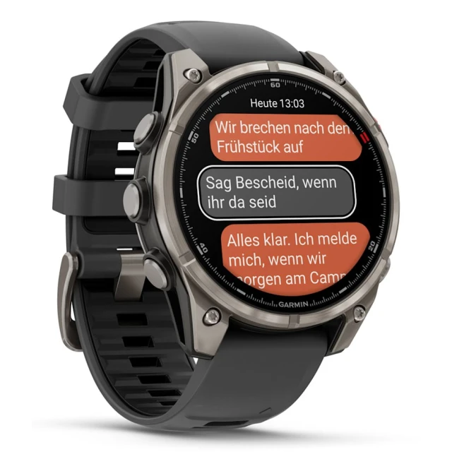 Смарт-годинник Garmin Fenix 8 Pro AMOLED Sapphire 47 мм Titanium (010-03198-11)