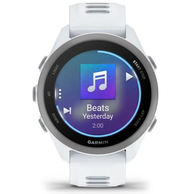 Смарт-годинник Garmin Forerunner 170 42,6 мм Music Whitestone Cloud Blue (010-03920-11)