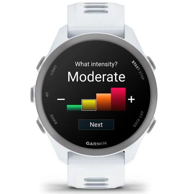 Смарт-годинник Garmin Forerunner 170 42,6 мм Music Whitestone Cloud Blue (010-03920-11)