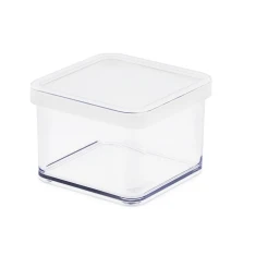 Контейнер для снеків квадратний Rotho LOFT 0,5 л Clear White (7610859153906)