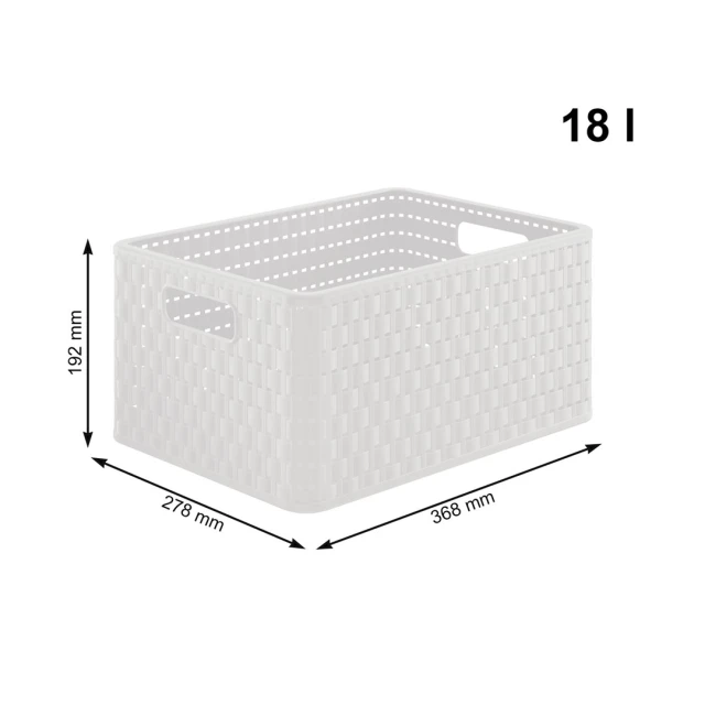 Стелаж Rotho з 3 шухлядами Country White (7610859179463)