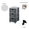 Стеллаж Rotho с 3 ящиками Country Anthracite (7610859222411)