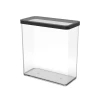 Контейнер для ласощів Rotho LOFT високий 3,2 л Transparent/Black (7610859238207)