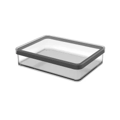 Контейнер для харчових продуктів Rotho LOFT широкий 1.0 л Black (7610859238221)
