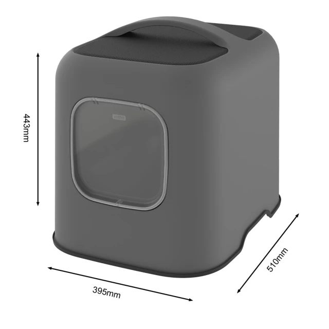 Туалет для котів Rotho Grey (7610859245038)